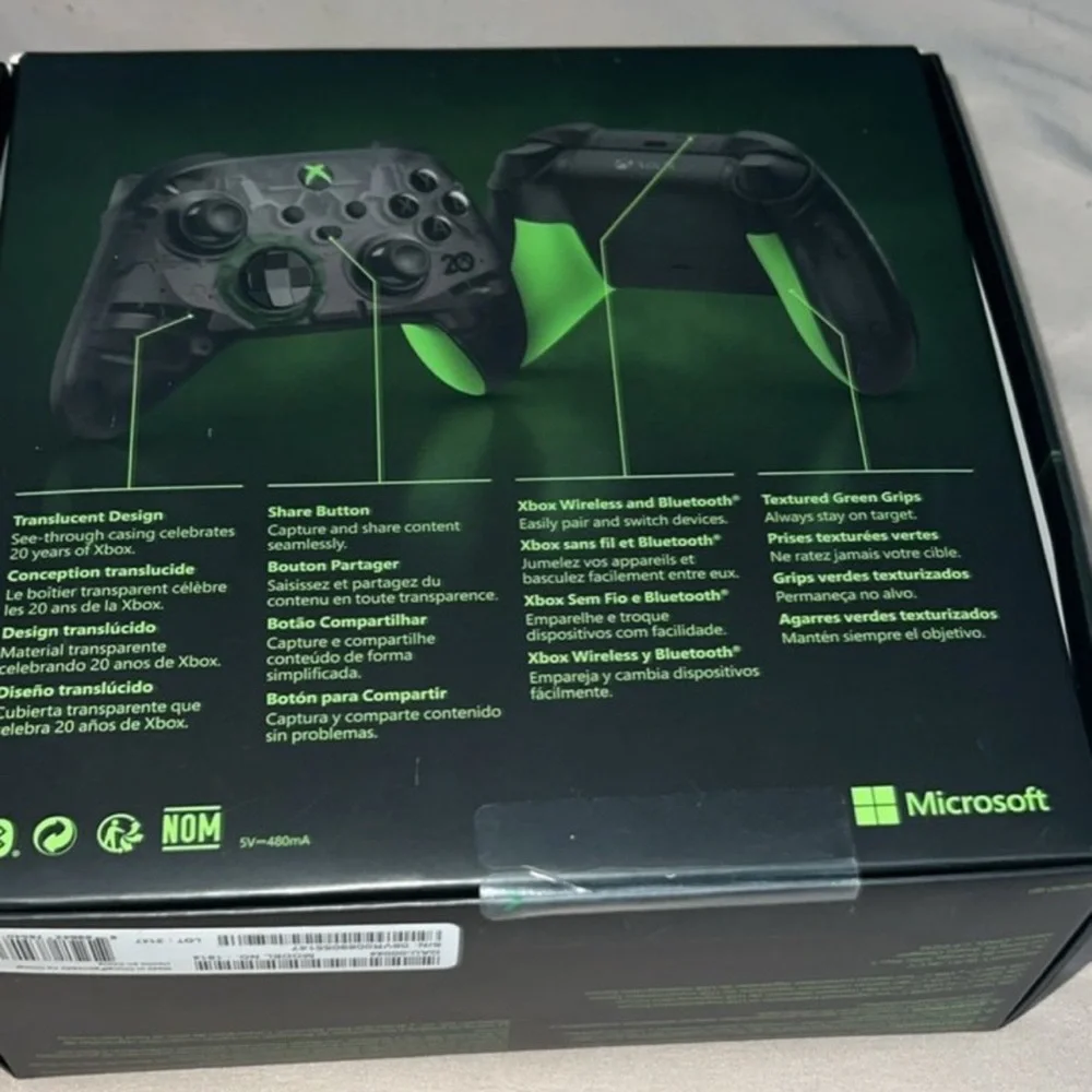 Xbox 20th anniversary controller with seal